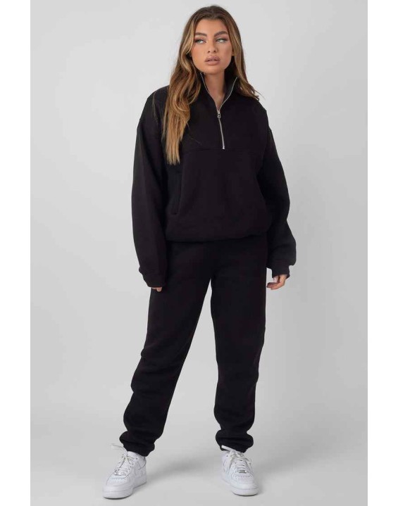90S Oversized Joggers Black