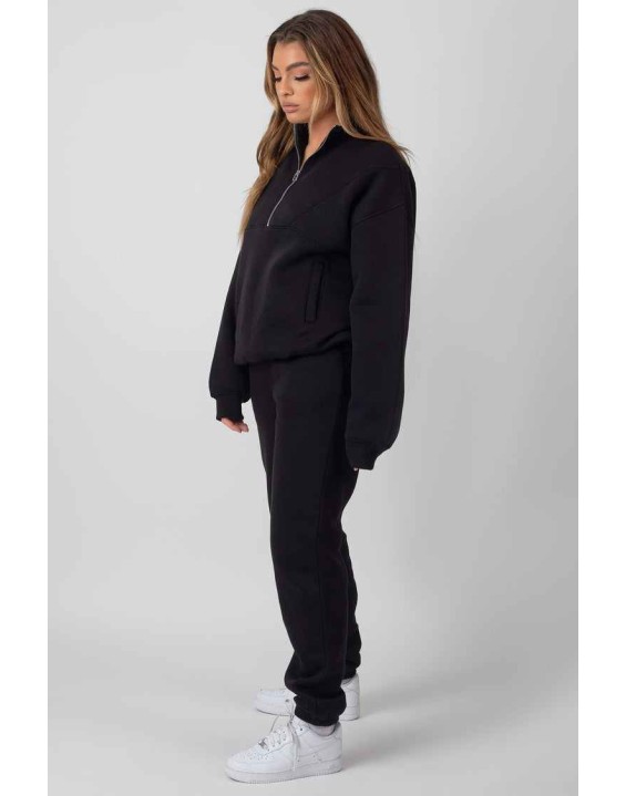 90S Oversized Joggers Black