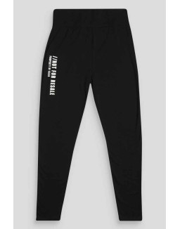 Curve Slogan Legging Black