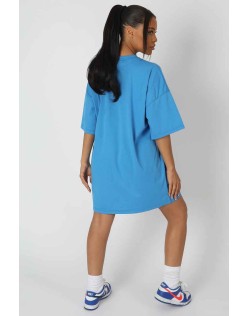 Newport Graphic T-Shirt Dress Blue