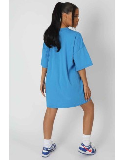 Newport Graphic T-Shirt Dress Blue