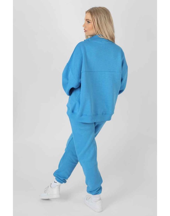 90S Oversized Joggers Blue