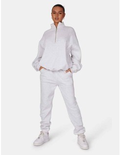 90S Oversized Joggers Oatmeal Marl