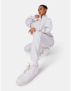90S Oversized Joggers Oatmeal Marl