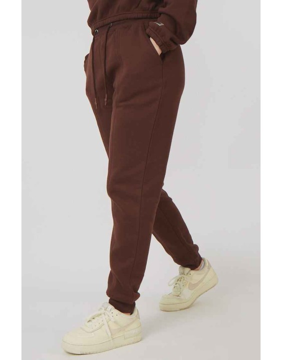Oversized Fit Seam Front 90S Joggers Chocolate