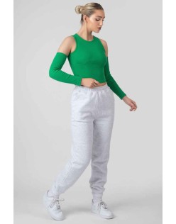 Arm Warmer Underbust Top Green