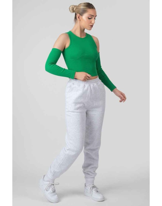 Arm Warmer Underbust Top Green