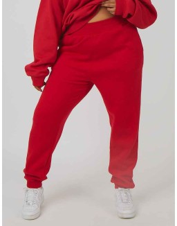 Curve Oversized Embroidered Slogan 90S Joggers Red