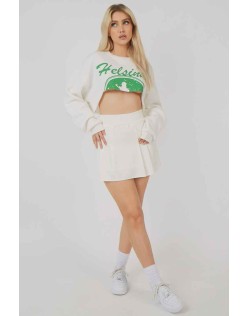 Tennis Skirt White