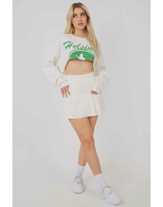 Tennis Skirt White