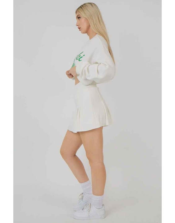Tennis Skirt White