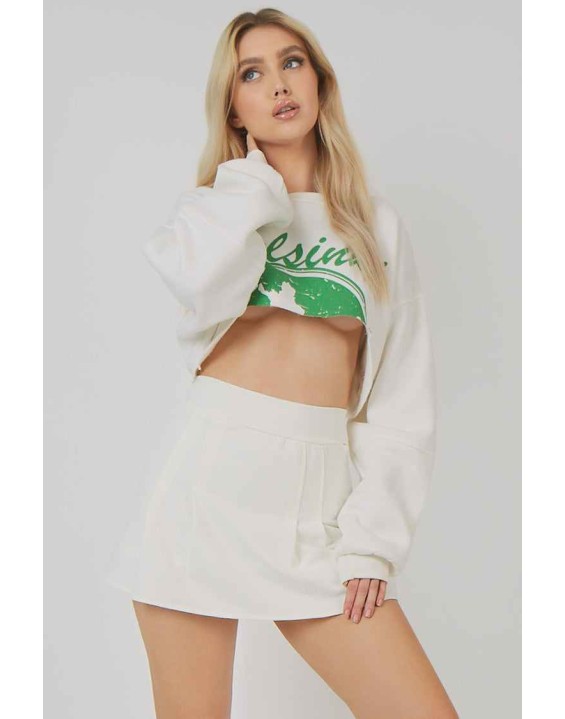 Tennis Skirt White
