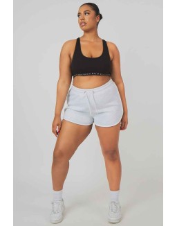 Curve Booty Short Oatmeal Marl