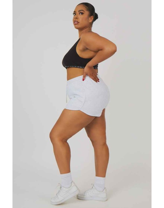 Curve Booty Short Oatmeal Marl