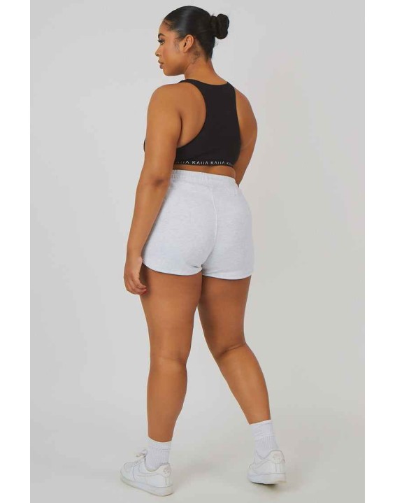 Curve Booty Short Oatmeal Marl