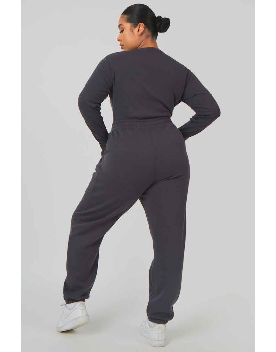 Curve Extreme High Leg Bodysuit Dark Grey