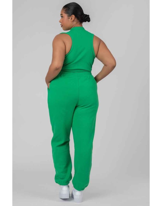 Curve High Neck Racer Back Bodysuit Green