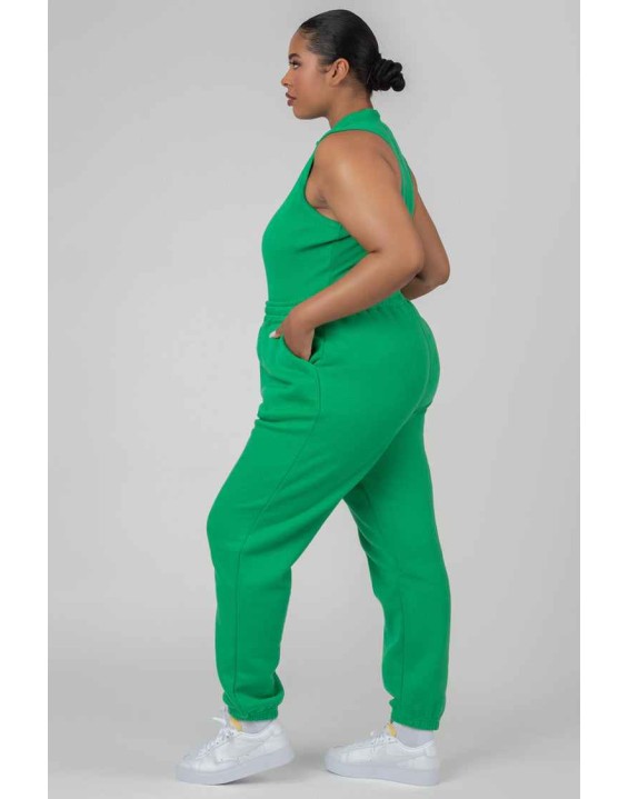 Curve High Neck Racer Back Bodysuit Green
