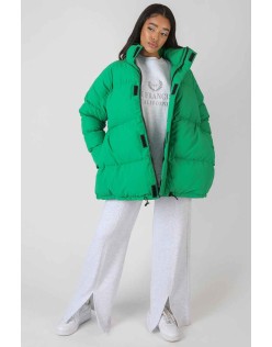 Padded Trapeze Puffer Green