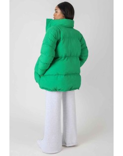 Padded Trapeze Puffer Green