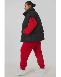 Curve Longline Oversized Gilet Black