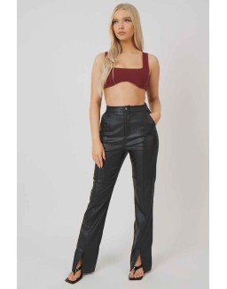 Underbust Detail Crop Top Port