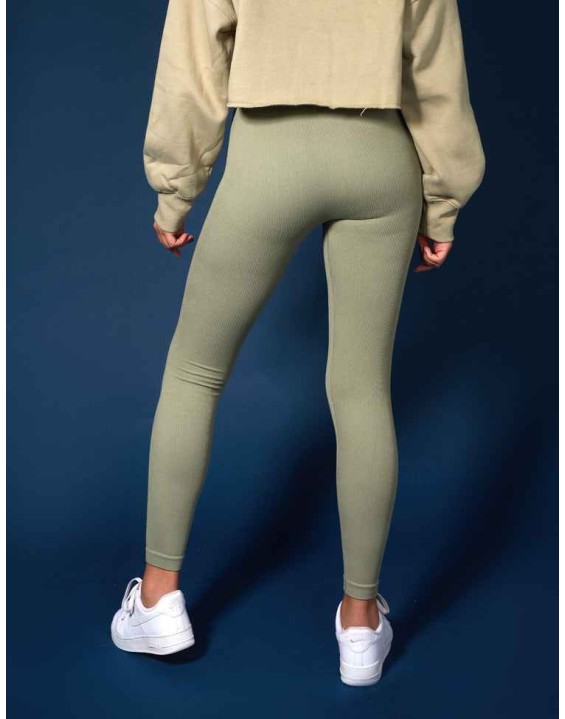 Oversized Cropped Light Khaki Sweat Hoodie