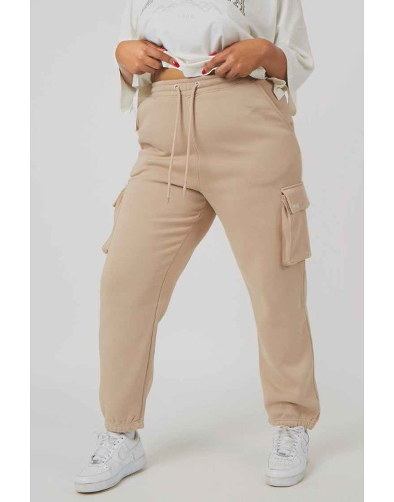 Curve Cargo Joggers Light Taupe