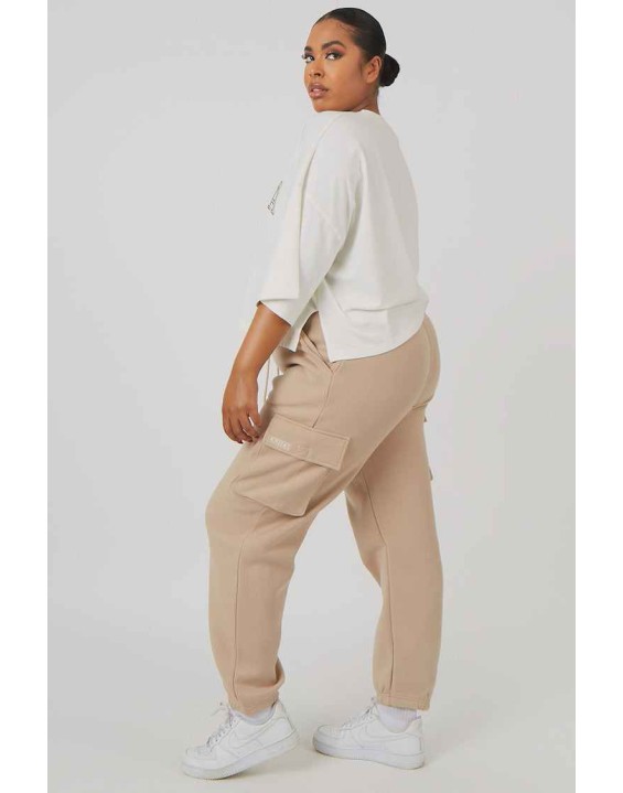 Curve Cargo Joggers Light Taupe