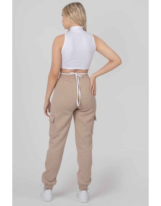 Cargo Joggers Light Taupe
