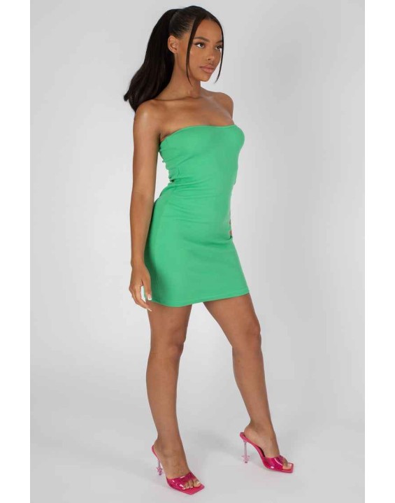 Bandeau Dress Green