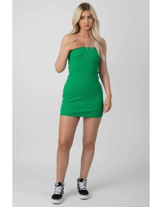 Bandeau Dress Green