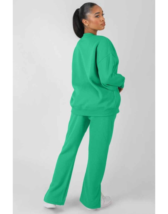 Tonal Kaiia Embroidered Joggers Green