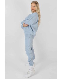 Washed Kaiia Oversized Sweatshirt Iris