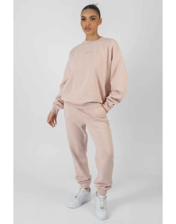 Washed Kaiia 90'S Joggers Stone