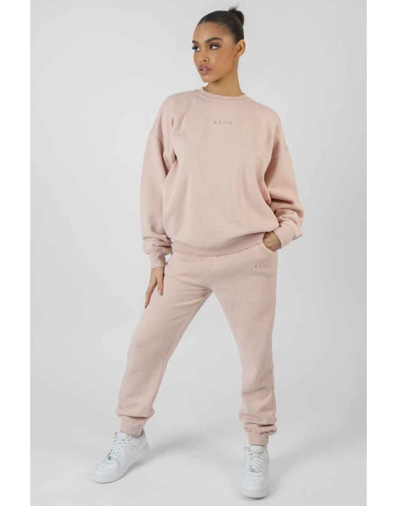 Washed Kaiia 90'S Joggers Stone