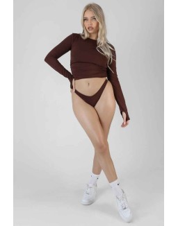 V Front Knicker Chocolate