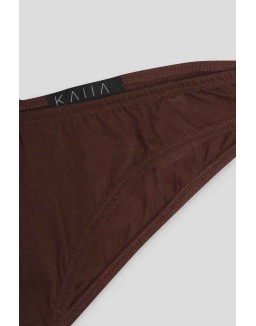 Curve V Front Knicker Chocolate