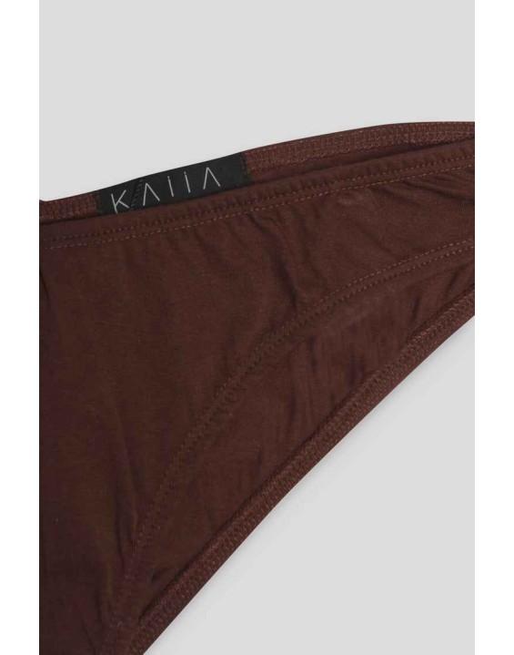 Curve V Front Knicker Chocolate