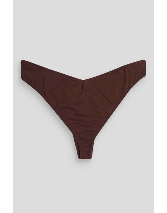 Curve V Front Knicker Chocolate