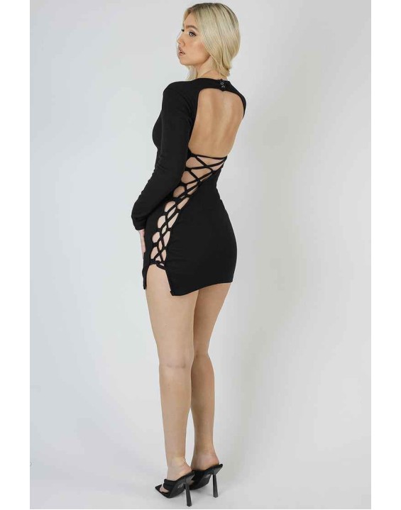 Extreme Lace Up Dress