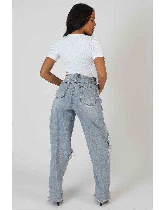 Knotch Front Short Sleeve Ribbed Bodysuit White