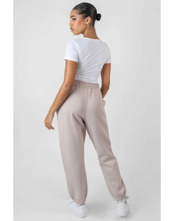 Oversized Drawstring Joggers Light Grey