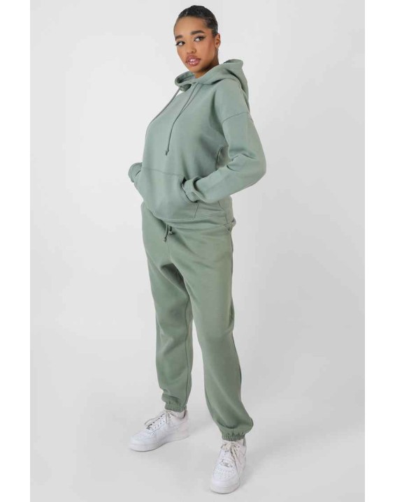 Oversized Drawstring Joggers Khaki
