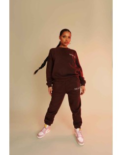 New York Oversized Sweatshirt Chocolate