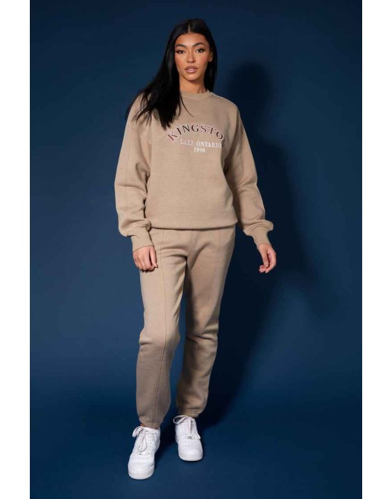 Kingston Slogan Sweatshirt Ash