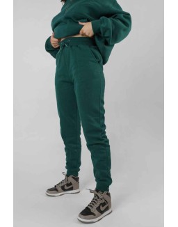 Seam Front 90S Joggers Forest Green