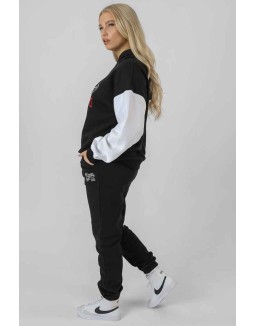 Varsity Seam Front 90'S Joggers Black