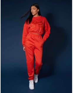 Varsity Tonal Sweatshirt Flame Red