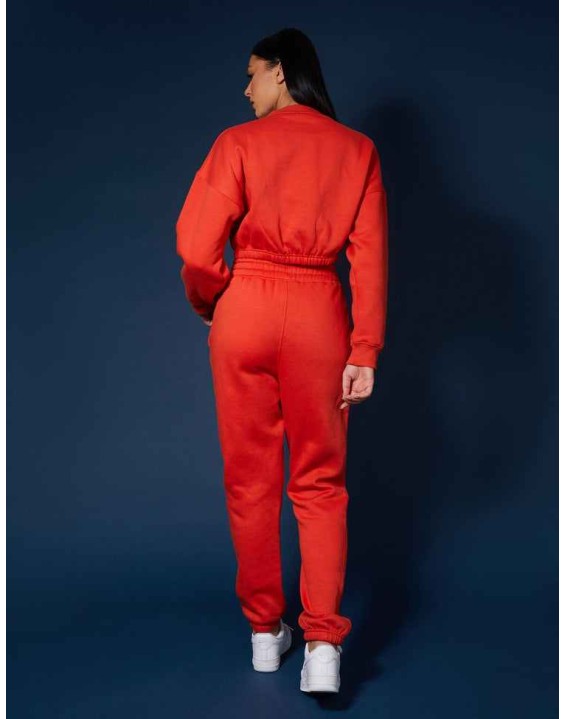 Varsity Tonal Sweatshirt Flame Red